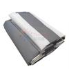 Outdoor Retractable Telescopic Canopy White+Gray Stripes 10cm Space Courtyard Awning Replacement Fabric IP4 Waterproof Cloth