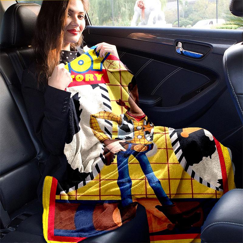 1 pezzo, Coperta Toy Story Woody Morbida e Accogliente Plaid per Arredamento Casa, Copridivano, Uso Esterno, Viaggio, Pisolino in Ufficio Regalo Perfetto per Amici