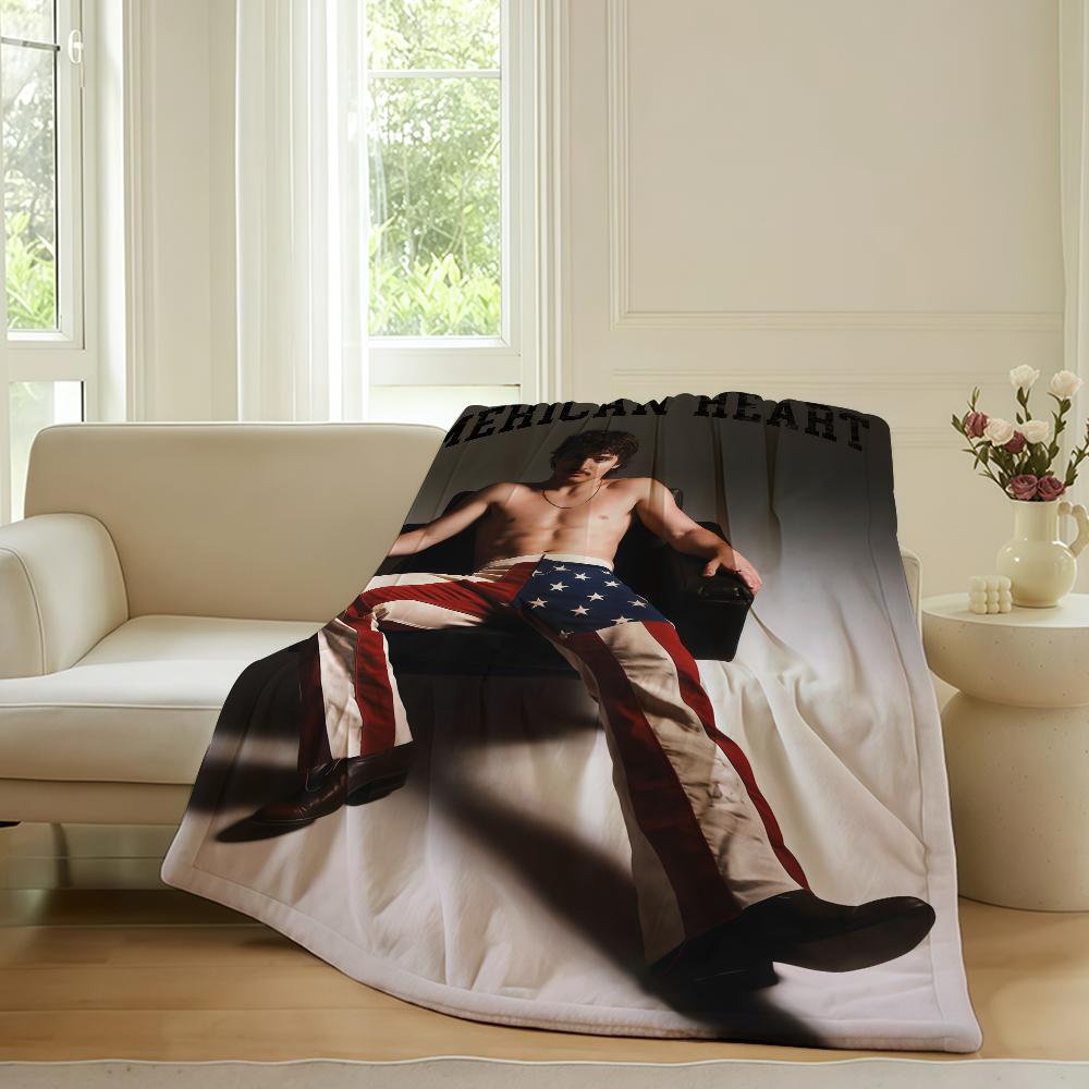Amerikanischer Sänger B-Benson B-Boone Decke Für Sofa Büro Bett Flugzeug Reise Schlafen Lesen Entspannen Camping Weich Und Warm