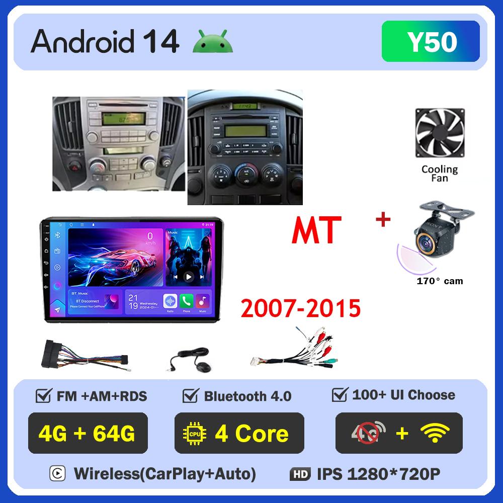 Pentru Hyundai H1 Grand Starex i8000 TQ 2007 - 2015 Player Radio Auto Ecran Carplay Auto Autoradio Mirror Link Carplay Android auto