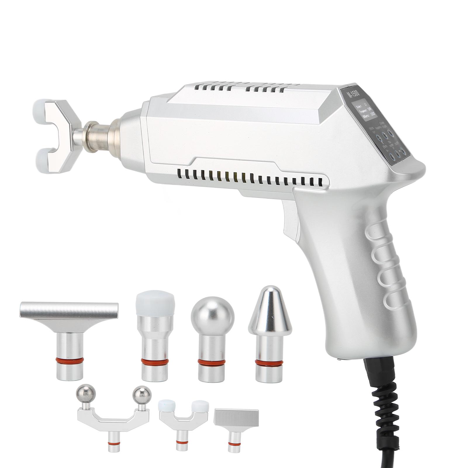 

Профессиональный электрический массажер для позвоночника, 30 передач, регулируемая сила, электрический массажный пистолет, вилка из США US Plug