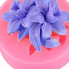 Tårtform mångsidig Värmebeständig non-stick Återanvändbar Lätt urformning Tårtdekoration DIY Rose Lilies Kryddnejlika Blomma