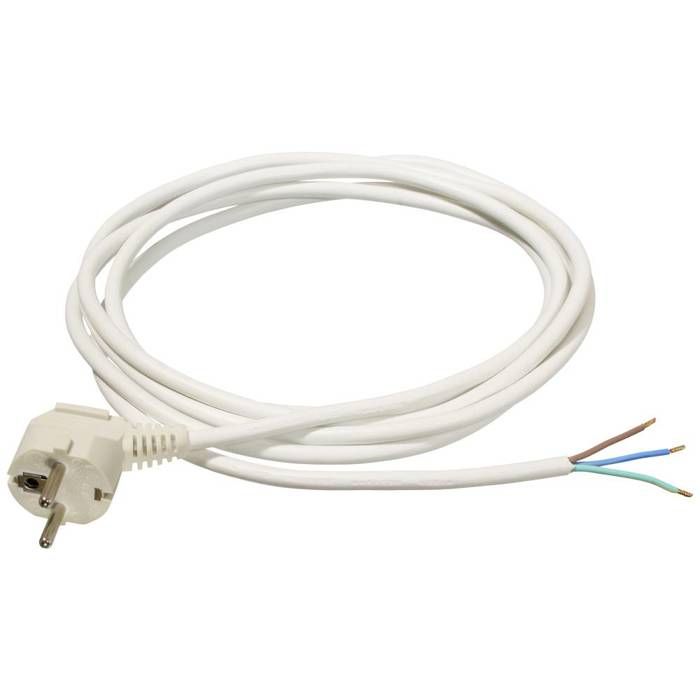 AS Schwabe 70838 alimentation Câble de raccordement blanc 2 m