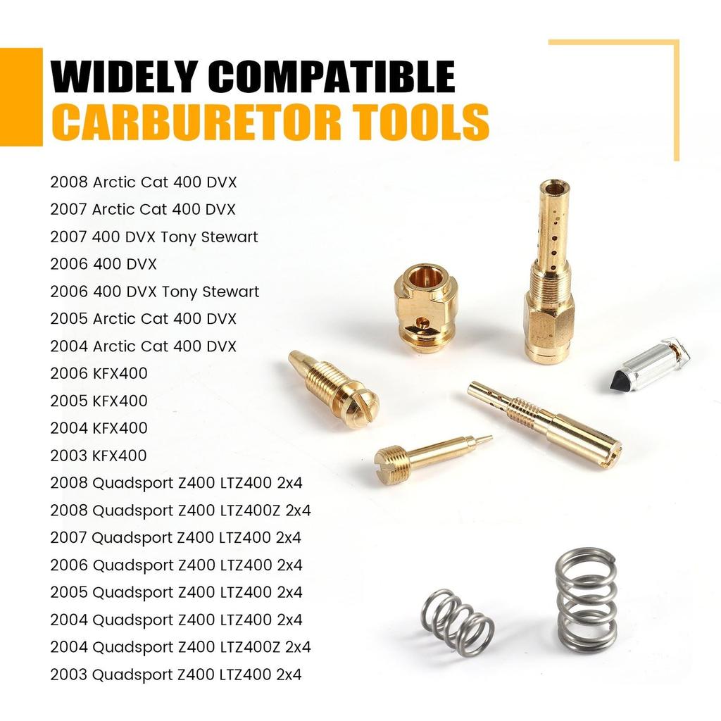 Carburetor Rebuild Kit for LTZ400 2003-2008 400 Z400 Motorcycle 5056500123027|