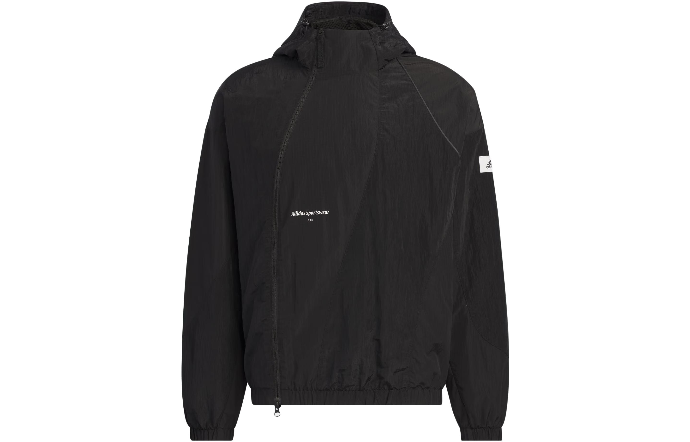 Adidas Lounge Jackets Men s Black Hooded Moderate Other IP4986 S