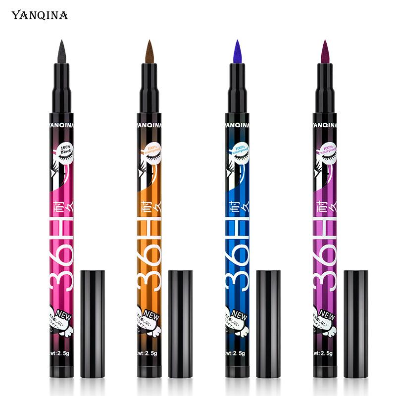 Buy YANQINA Colorful Eyeliner Pencil 36H Longlasting Makeup Waterproof