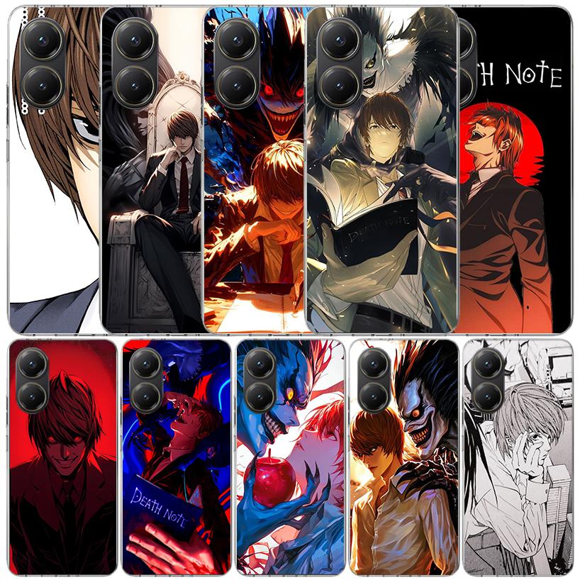 N-Note D-Death Yagami Light Phone Case For Xiaomi Poco F7 Ultra X5 X6 X7 Pro M7 Redmi 15C 15 13C 13 12C 12 10C 10 10A 9 9C 9A 9T
