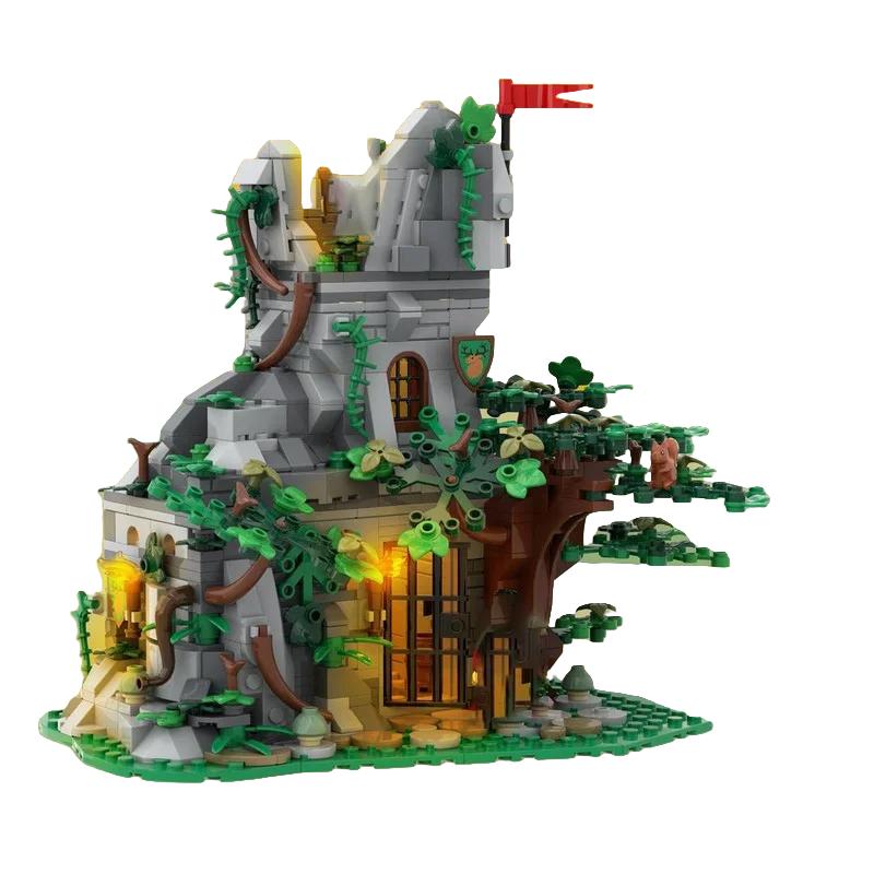 MOC Building Blocks Set Forest Outpost 849PCS Premium Construction Toy Holiday Gift