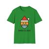 Unisex Softstyle T-Shirt Geometric Santa Icy Mustache Minimalist Christmas