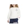 Nike Swoosh Sportswear Crewneck Pullover Casual Comfort Kids Tops Sail-White IB8433-133