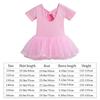 Fashion Long Sleeve Kids Ballet Dress Bowknot Fluffy Performance Clothes Cotton Party Dress Ballet Tutu Skirt Children
