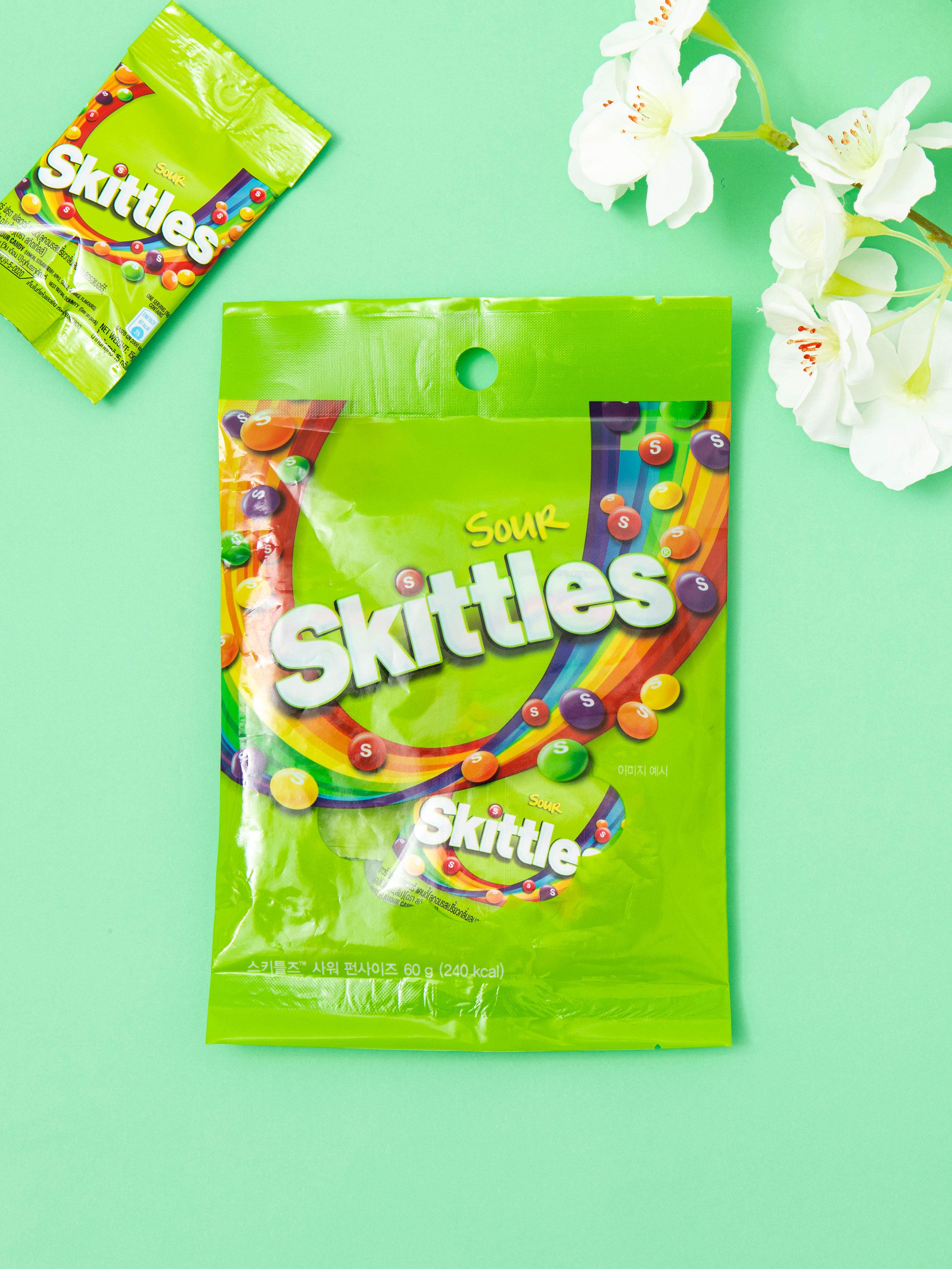 Конфеты Skittles Sour Fun Size, пакет 60 г 1ea
