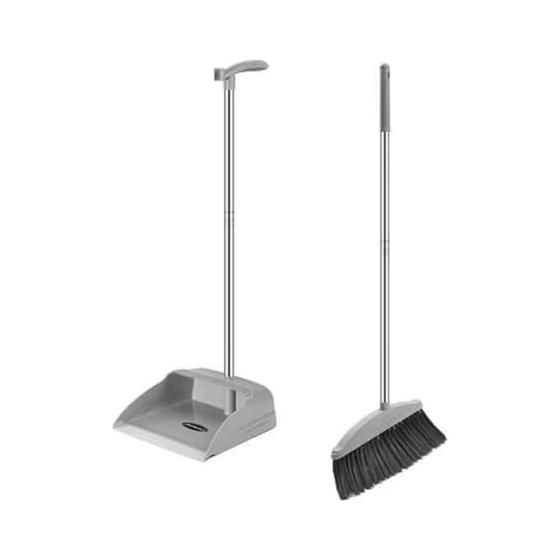 Broom with dustpan, dustpan, cleaning set, hand broom brush, indoors, outdoors, entryway cleaning, easy, broom, tabletop, desk top, storage, cleaning
