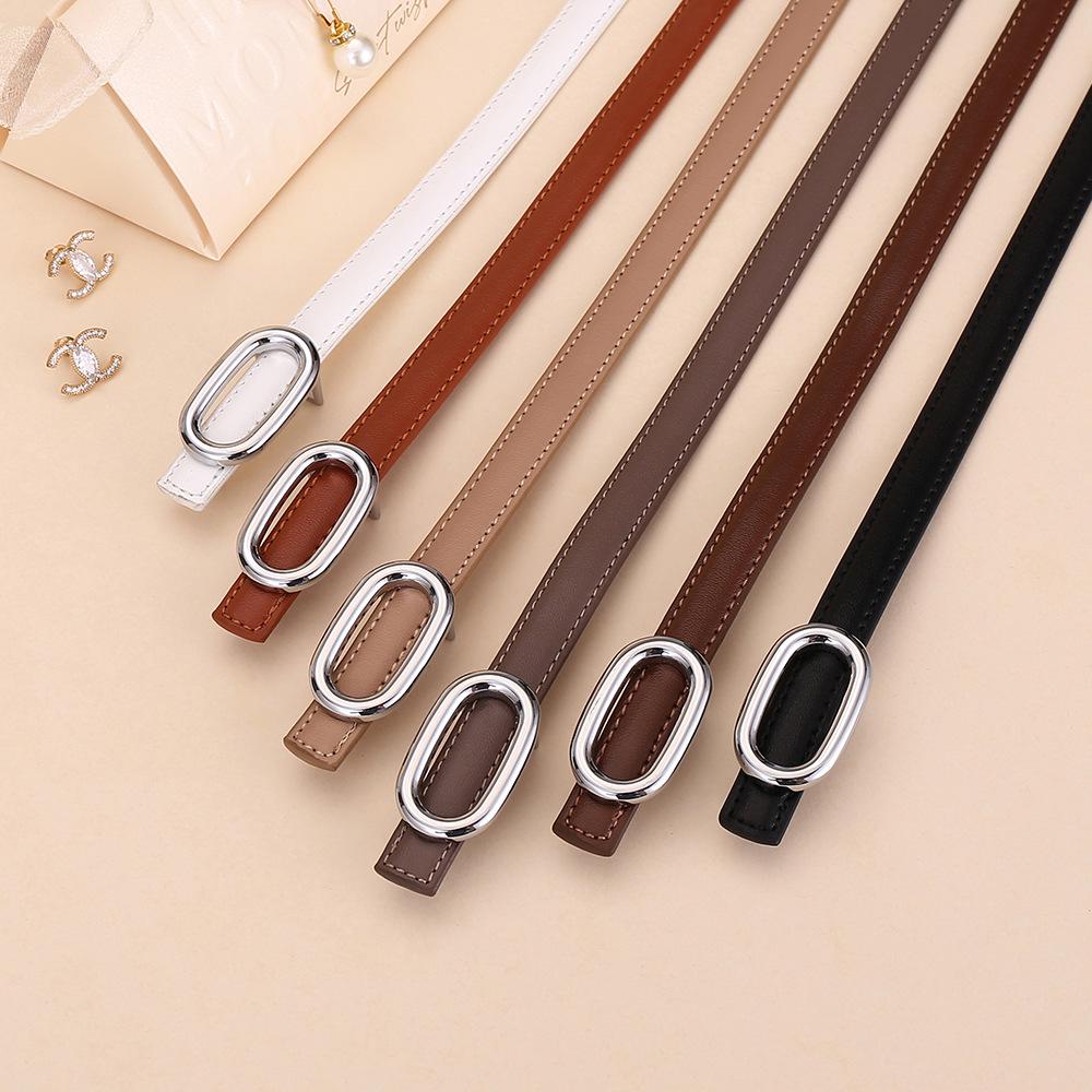 Women's Fashionable Cowhide Waist Belt - High-End, Versatile Accessory