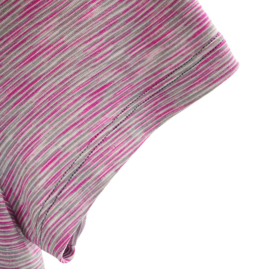 Puma Overall Handle French Sleeve Polo Shirt L Pink Women Used