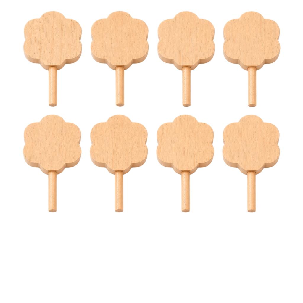 Wooden Popsicle Toy Set for Kids Pretend Play Ice Cream Accessories