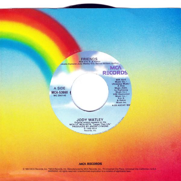 

7inch Record JODY WATLEY ERIC B. RAKIM Friends MCA53660 MCA 1989 US Rap HipHopRB Used