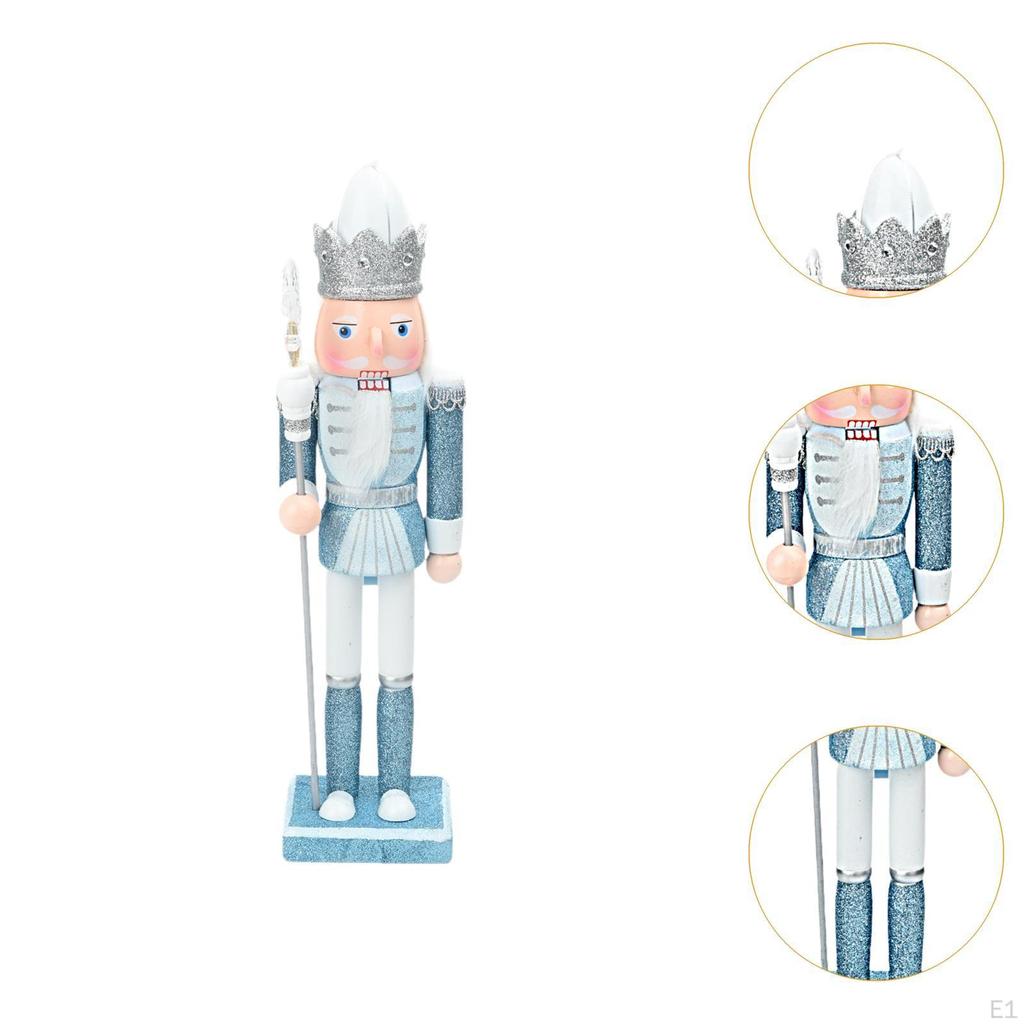 Christmas Nutcracker Figurine Decor Ornament Statue for Shelf