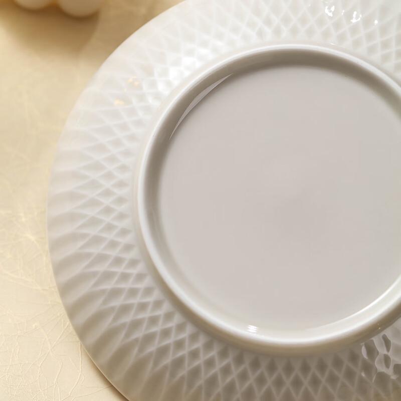 Jingdezhen Ceramic Nordic Style 7-inch Deep Dinner Plates