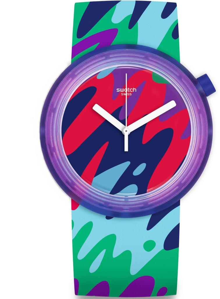 Swatch PNP101 Watch, Officially Imported, Multicolor