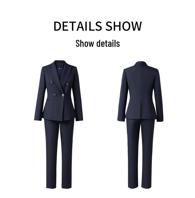 2024 Women's Professional Autumn Suit Set - Elegant, Thick Style for Formal Commuting & Hotel Reception