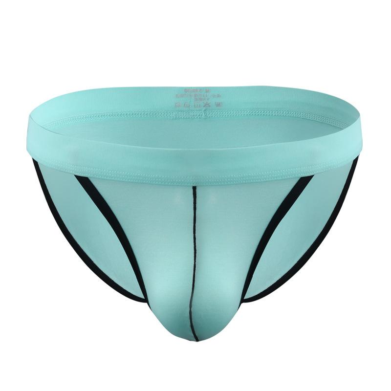 Men's Triangle Pants Men's Sexy Simple Sports Mid Waist Adult Solid Color Breathable U Convex