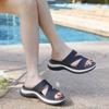 Shoes for Women Summer Fashion Slip on Platform Sandals Wedges Comfortable Rhinestone Women Sandals Slippers Women