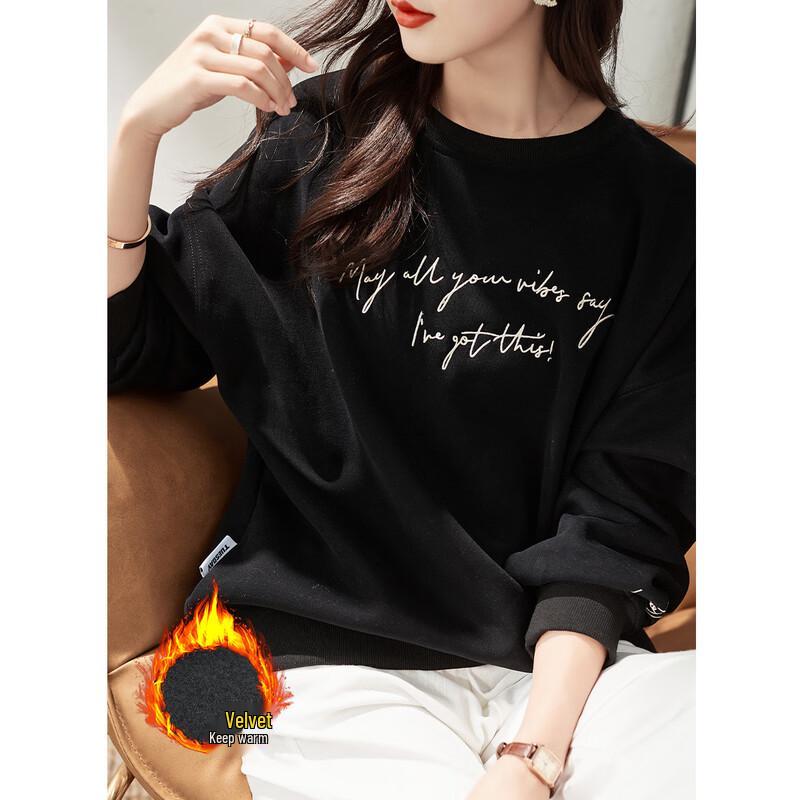 

Firstview Women s Long-Sleeved Casual Sweatshirt One Size