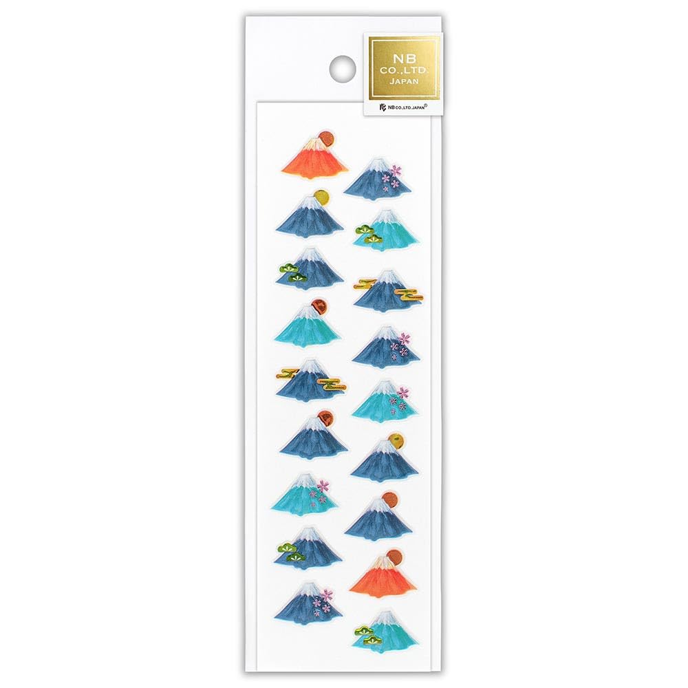 

NB company visual sticker Fujiyama sticker sticker clear plate silver foil