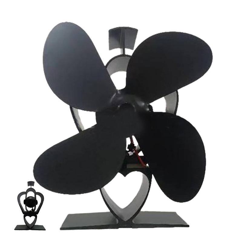 Stove Fan Fireplace Blower Non Electric Thermal Burning Stove Fan Warm Air Circulating Blower Sturdy Wood Log Burner Fan Stove United States
