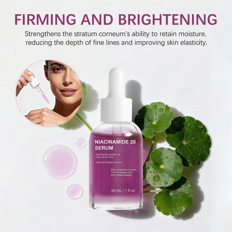 Niacinamide 20% Serum Fades Dark Spots, Evens Skin Tone, and Minimizes Pores—specifically Formulated for Sensitive Skin. Less