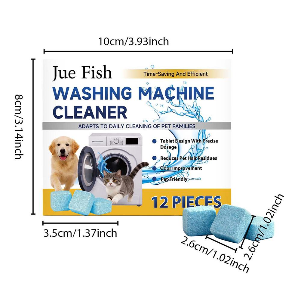Washing Machine Cleaner Tablets For Pet Owners Improves Odor Control For Daily Cleansing
