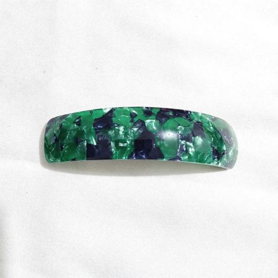 Hairpin Wide-Edge Arc Design Smooth Hair Styling Spring Hair Clip Lightweight Decorative Hair Accessory