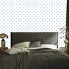 Hearts Wallpaper White and Azure 50x1000