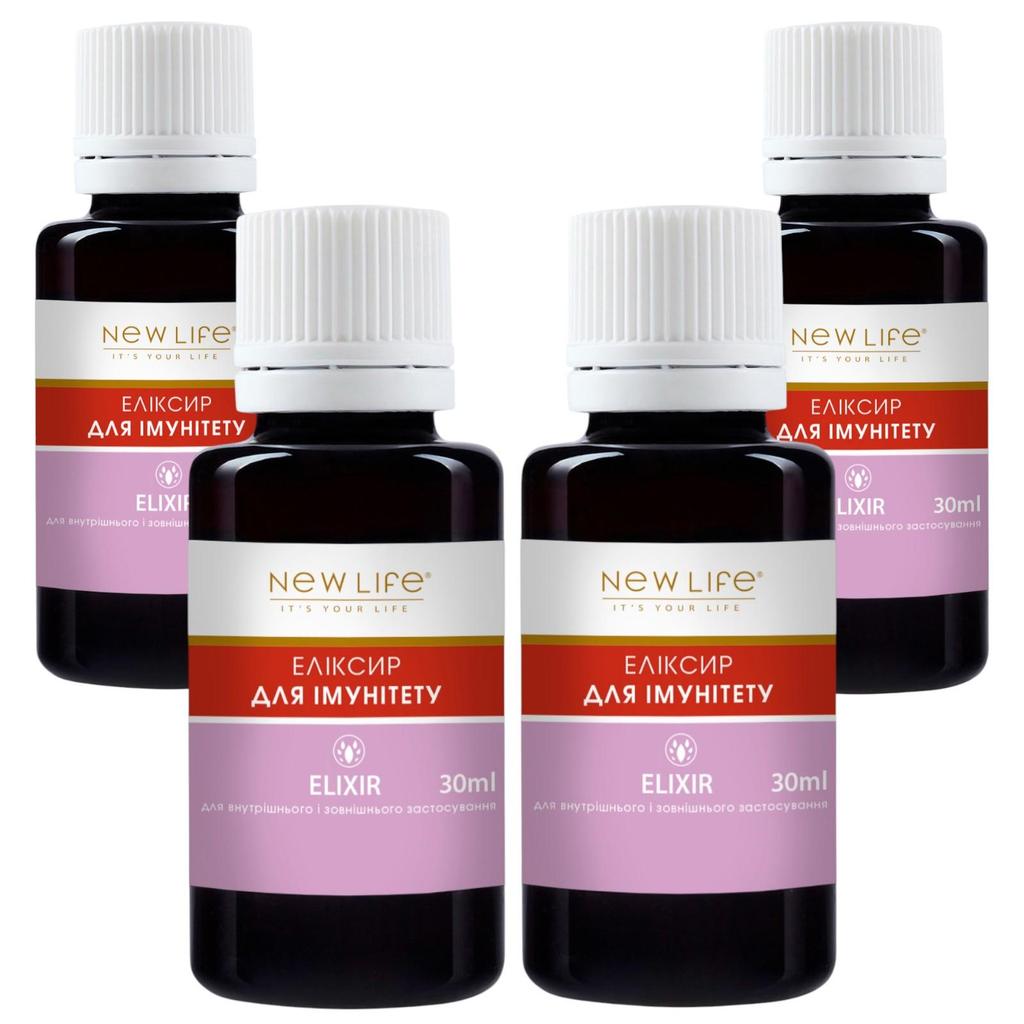 Elixir pour l'immunité Complément alimentaire à base de plantes New Life