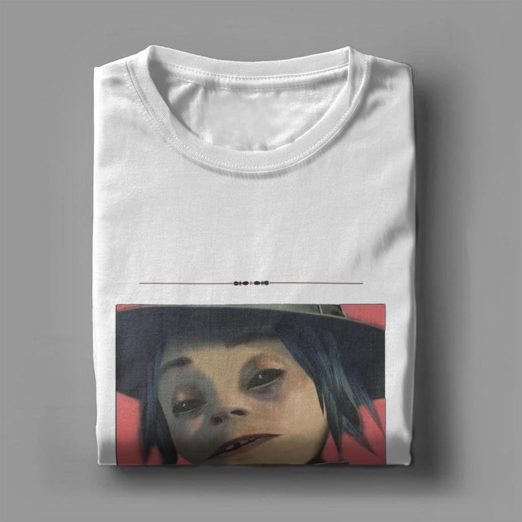 Noodle aus dem Gorillaz-Album T-Shirt für Paare Sommer Y2K Lustige T-Shirts Atmungsaktive Trend-Tees Übergroße Freizeitkleidung