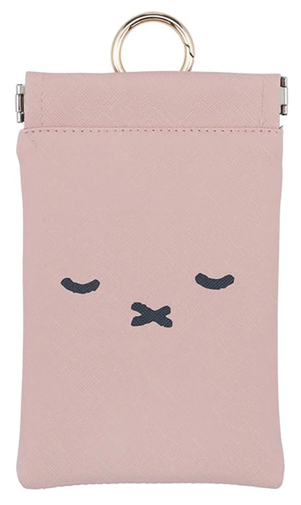 

Portable Trash Can Dick Bruna Miffy Face with Carabiner and Side x 16 4495602 HEMING S Pouch, POY, Pink, Pocket, Pink, Approx. 10.5 cm,