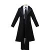 Anime Chainsaw Man Makima Angel Devil Cosplay Long Wig Black Shirt Pants Coat Suit Halloween Christmas Party Outfit Costumes