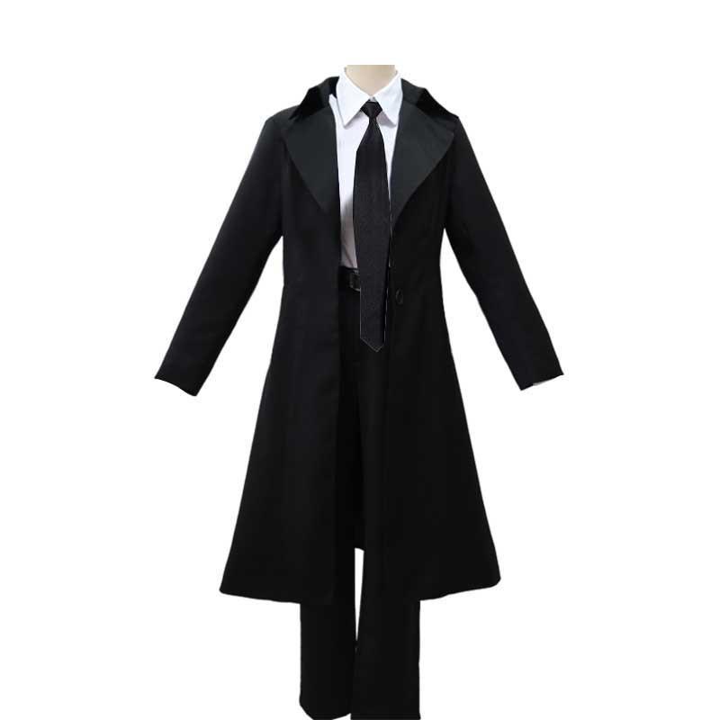 Anime Chainsaw Man Makima Angel Devil Cosplay Long Wig Black Shirt Pants Coat Suit Halloween Christmas Party Outfit Costumes