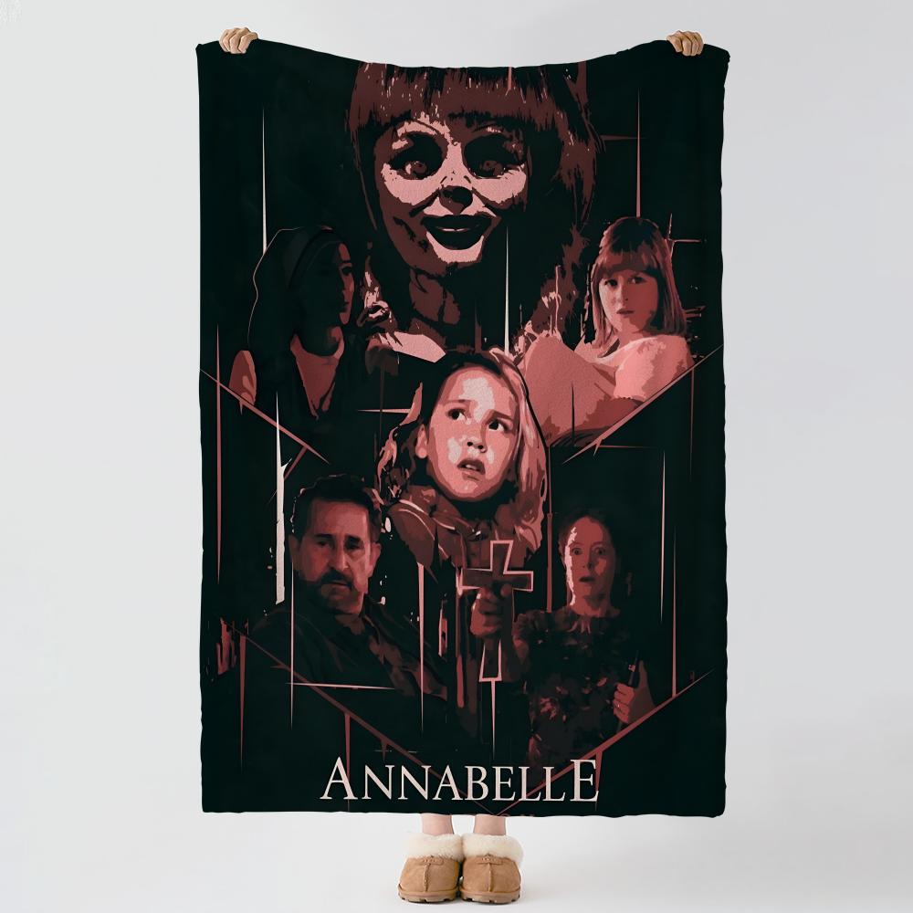 Movie A-Annabelle-E Throw Thick Comfort Flannel Quilt, Multi-scene Use Indoor Outdoor Daily Nap