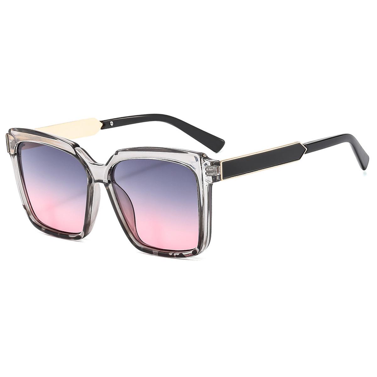 

Fashion Square Large Frame Decoration Sunglasses For Women Men Elegant Glasses Set Summer Dance Party Holiday Gift Uv400 as picture