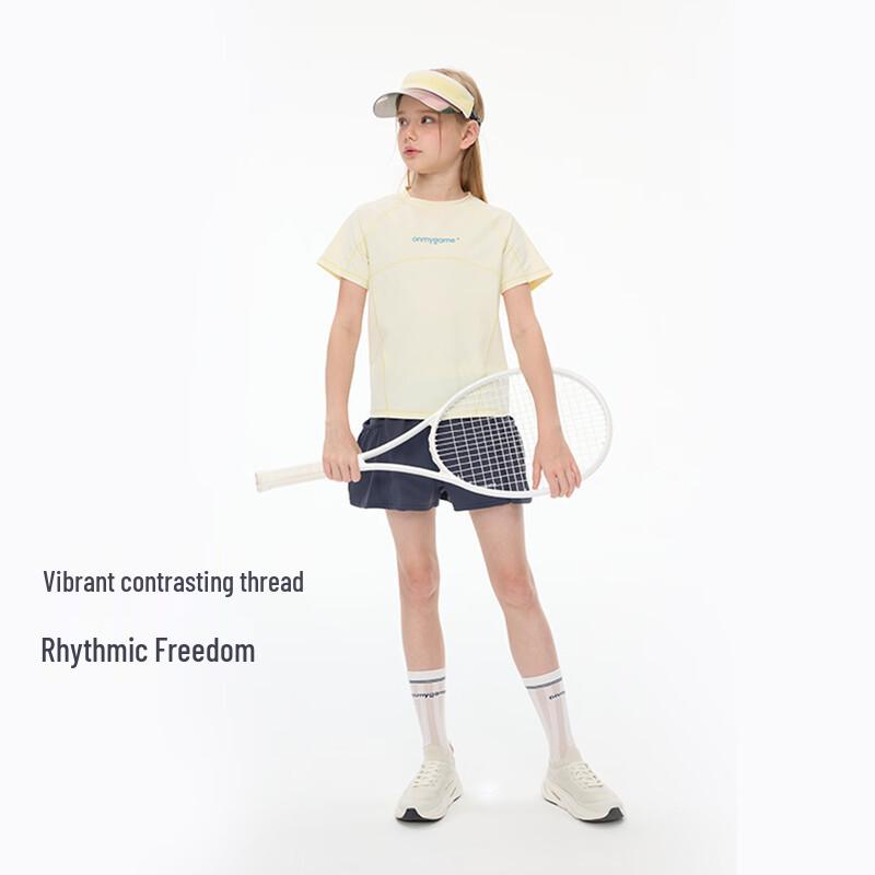 

Onmygame Girls Quick-Dry Cooling Short Sleeve T-Shirt 140