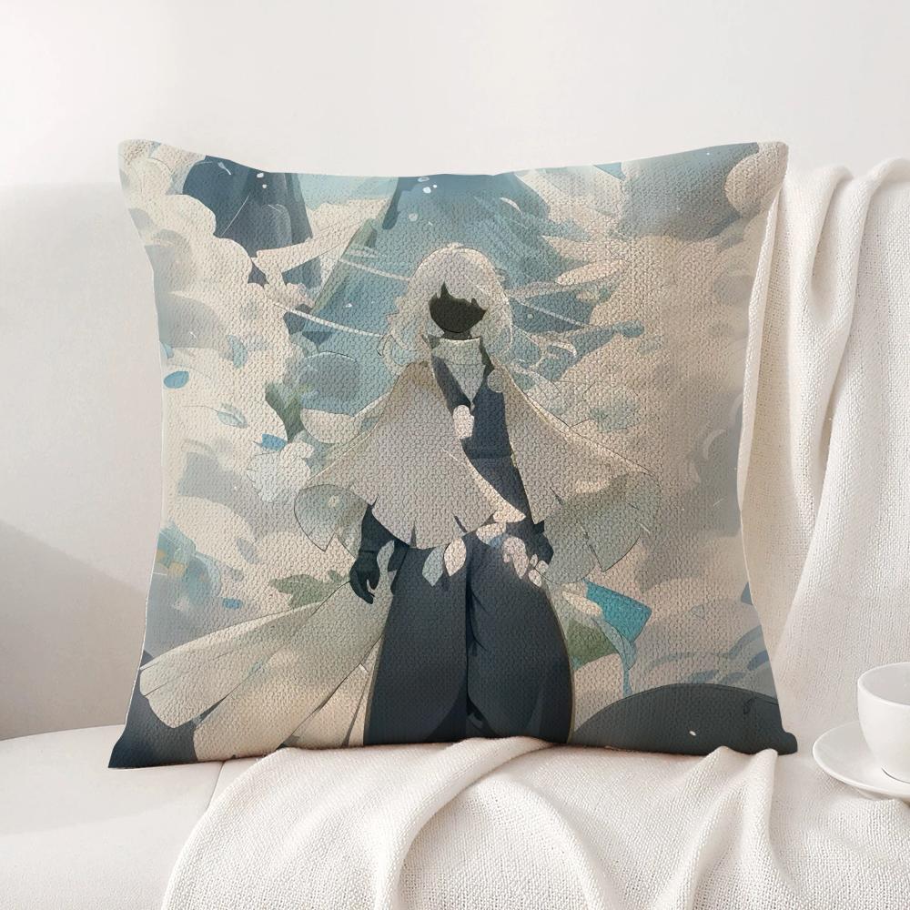 Game Sky ChildREn of the Light Cushion Cover Natural Linen Pillow Cover DoubleSided Print Cushion Case for Sofa Home Decor Gift