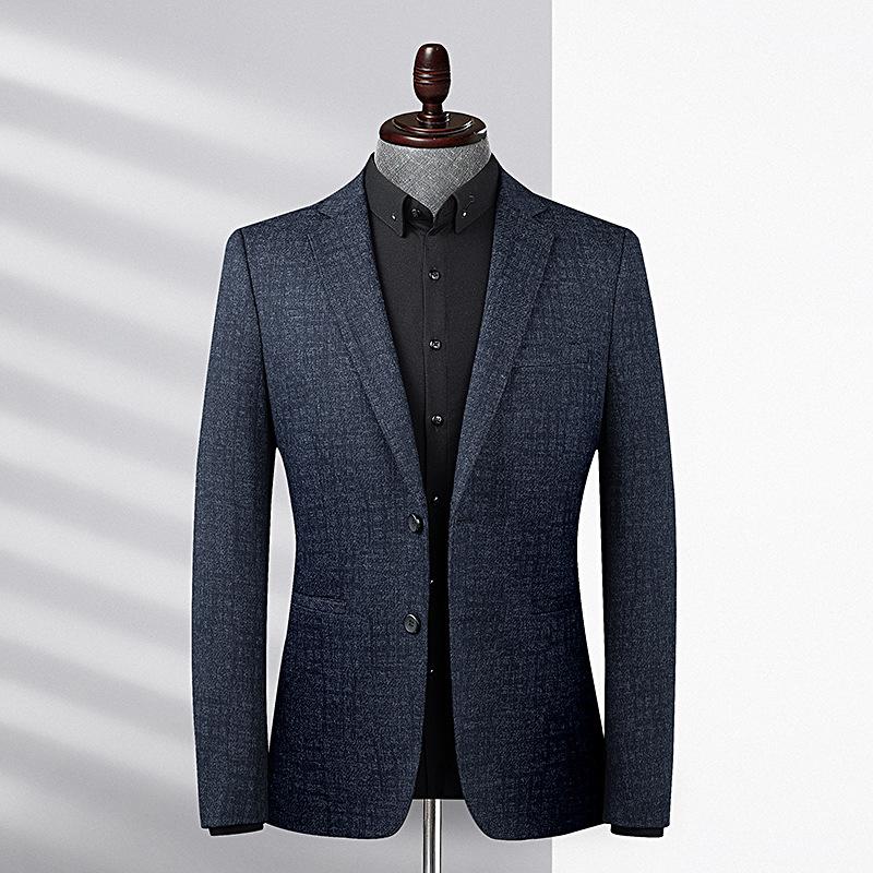 Men's Autumn and Winter New Korean Style Stretch Men's Casual Small Suit Men's Slim Suit Jacket