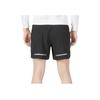 Adidas Reflective Stripe Logo Print Elastic Waist Straight Leg Shorts Men shorts Black HN0791