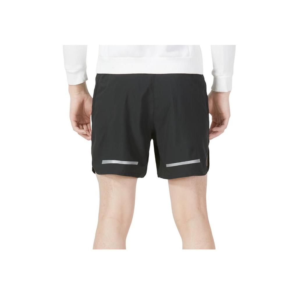 Adidas Reflective Stripe Logo Print Elastic Waist Straight Leg Shorts Men shorts Black HN0791