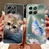 Für Honor X6b Hülle JDY-LX1 JDY-LX2 Niedliche Glückskarpfen Bemalte Abdeckung Weiche Dünne Handyhülle Für Honor X6a X 6b HonorX6a HonorX6b Fundas
