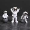 1-4PCS Astronaut Figure Toy Desktop Ornaments Resin Outer Space Birthday Cake Dolls Spaceman Model for Kids Funny Gift