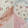 Fresh Small Floral CCD Camera Storage Bag Anti-Fall Portable Compact Headphones Lipstick Cosmetics Storage Bag