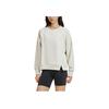 Under Armour Elevated Solid Color Crew Neck Pullover Training Sweatshirt Women sweatshirt Dusty-Pink Gray 1388056-273